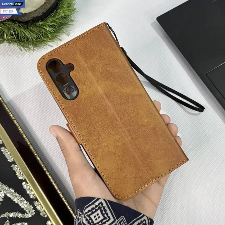 Samsung%20Galaxy%20A17%20Flip%20Book%20Cover%20-%20Desert%20-%20Premium%20Leather%20Wallet%20Flip%20Book%20Cover%20with%20Card%20Slots%20&%20Strap%20-%20Image%202