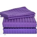 EGYPTIAN STRIPE BED SHEET WITH 2 PILLOW CASES. 