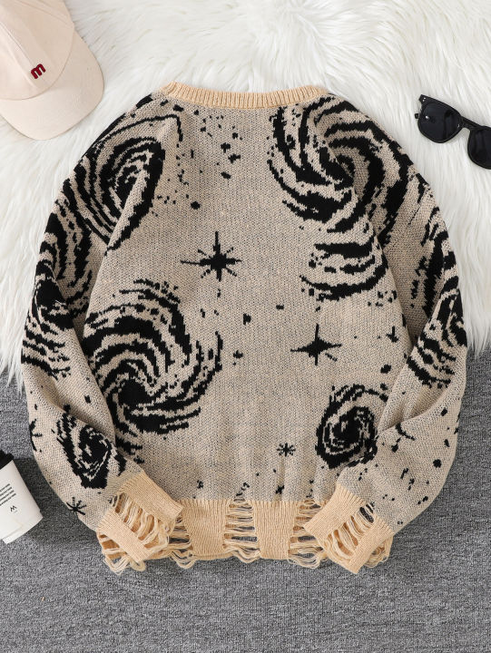 New%20Trendy%20Street%20Style%20Ripped%20Abstract%20Starry%20Sky%20Pattern%20Pullover%20Sweater%20Casual%20Round%20Neck%20Knitted%20Men's%20Pullover%20-%20Image%202
