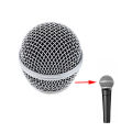 Microphone Grill Ball Mic Grille Cover Head  Replacement For SM58 Wireless Mic. 