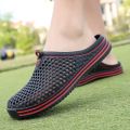 Men Shoes 2024 Beach Slippers Unisex Hollow Out Casual Women Beach Sandal Flip Flops Shoes Non-slip Size 36-45 Mens Slippers. 