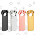 JASTER Bear Claw USB Flash Drive 128GB Creative Business Pen Drive 64GB Memory Stick 16GB 8GB 4GB 128M Metal Pendrive 32GB .