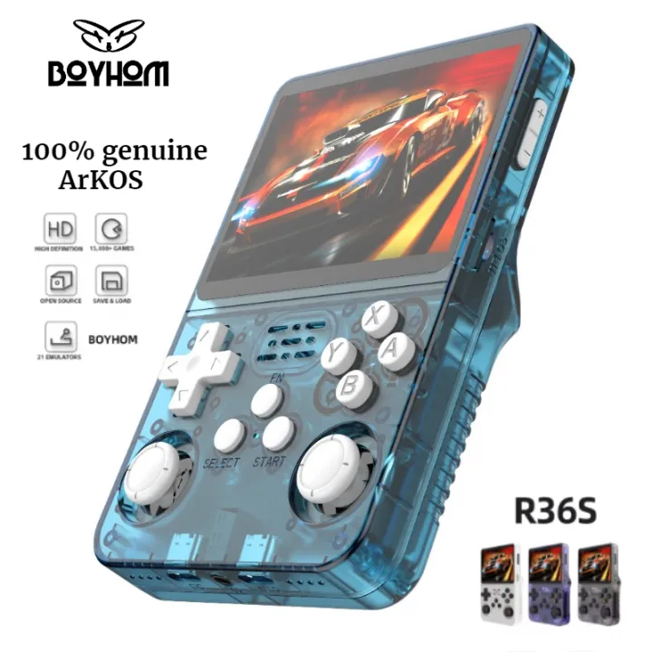 ARKOS R36S Retro Handheld Video Game Console Linux System 3.5 Inch IPS ...