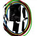 Resistance Bands Set – Stackable Workout Bands with Handles, Door Anchor, Ankle Straps & Carry Bag. 