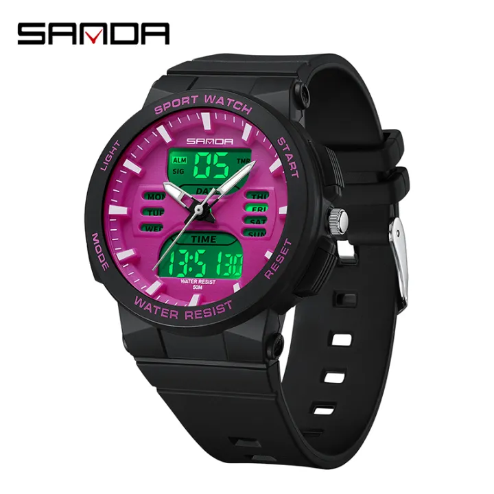 SANDA%20Hot%20sale%20Ms%20LED%20Digital%20Sport%20Watch%20Fashion%20Casual%20Ladies%20Dual%20Display%20Watch%20Women%20Electronics%20Waterproof%20Quartz%20Watches%20-%20Image%204