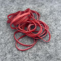 100pcs Red Color Elastic Rubber Bands Home Office School Stationery Supplies Packaging Tie Stretchable Sturdy Elastics Bands. 