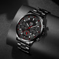 Fashion Men's Watches Business Stainless Steel Quartz Wrist Watch Male Casual Date Luminous Leather Bracelet Clock. 