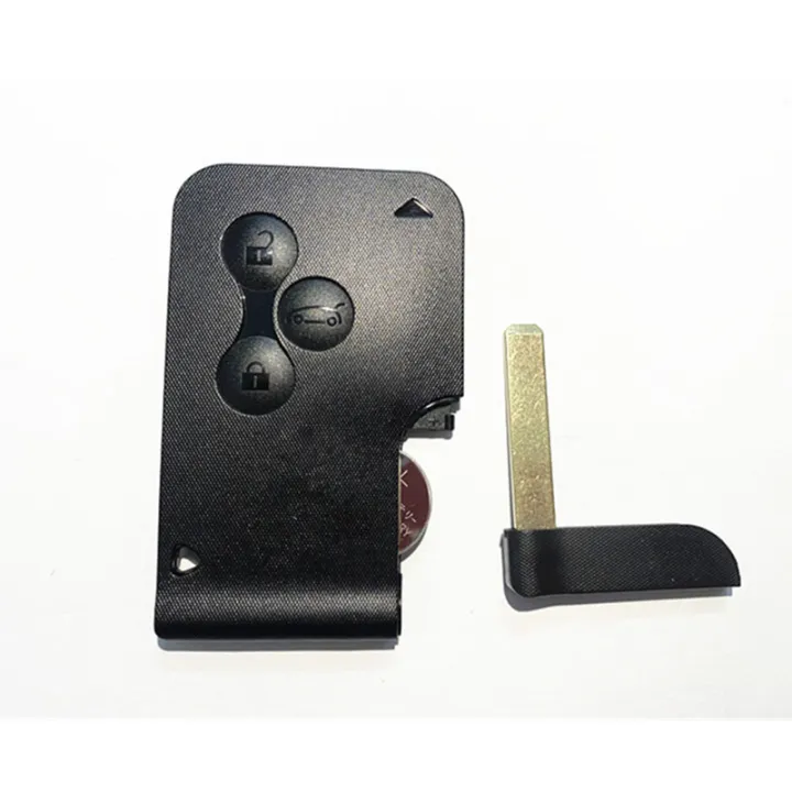 1/5/10pcs%203%20Buttons%20433Mhz%20ID46%20PCF7947%20Chip%20half%20Smart%20Remote%20car%20Key%20For%20Renault%20Megane%202%20Scenic%20Card%20II%20-%20Image%204