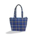 home made cotton fabric tote bag. 