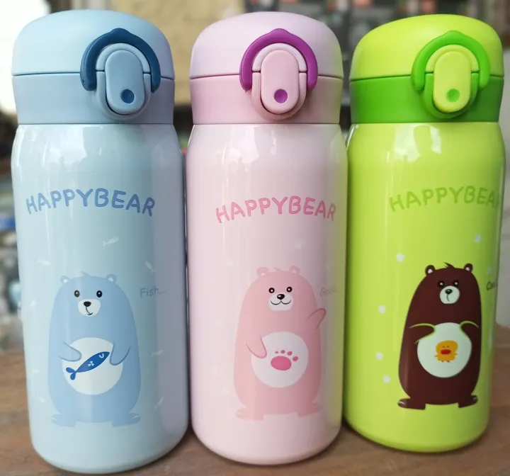 350ml%20Happy%20Bear%20Original%20Imported%20Vacuum%20Flask%20Water%20Bottle%20Insulated,%20Stainless%20Steel%20Water%20Bottle%20For%20Kids,%20Boys%20&%20Girls%20-%20Image%202