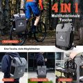 HIKENTURE 4-in-1 Waterproof Bike Bag – 24L Large Capacity Bicycle Luggage Rack Bag – Multi-Functional Design for Cycling, Travel & Commuting – Durable & Secure Fit for All Bike Racks. 