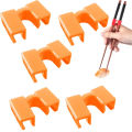 5 PCS Reusable Chopsticks Helpers Training Chopstick Hinges Connector Practice Chopstick Helper for Adult Kid Beginner Traniner.