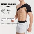 Shoulder Brace with Pressure Pad, Suitable for Both Men and Women, Adjustable Shoulder Brace for Left and Right Shoulder Protect. 