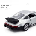 1/36 Scale Porsche 911 Turbo Toy Car Model Alloy Diecast Retro Racing with Pull Back Scale Model Car Toy for Boy Gift Collection. 