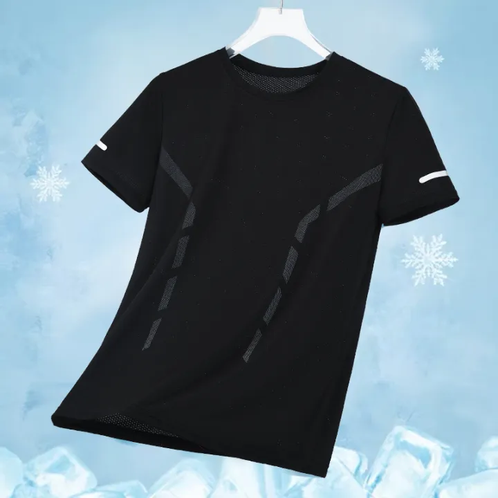 Men%20Running%20T-shirt%20Breathable%20Stretch%20Summer%20Top%20Gym%20Fitness%20Running%20Thin%20Short%20Sleeve%20Sportswear%20M-5XL%20Gray%20Blue%20Black%20White%20-%20Image%203