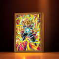 High-Definition LED Light Printing Bedroom Wall  Featuring Anime Character Dragon Ball Picture Frames and Goku Art Pictures. 