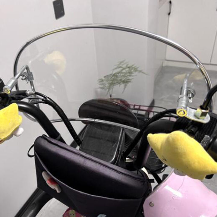 8.6inch%20Motorbike%20Windshield%20Clear%20Front%20Screen%20Wind%20Shield%20Screens%20Deflectors%20For%20Roman%20Holiday%20Electric%20Vehicle%20Emma%20Sunny%20-%20Image%202