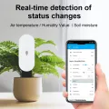 ZigBee Soil Moisture Sensor Humidity Temperature Tester Garden Automation Irrigation Detector Support Home Assistant Zigbee2MQTT. 