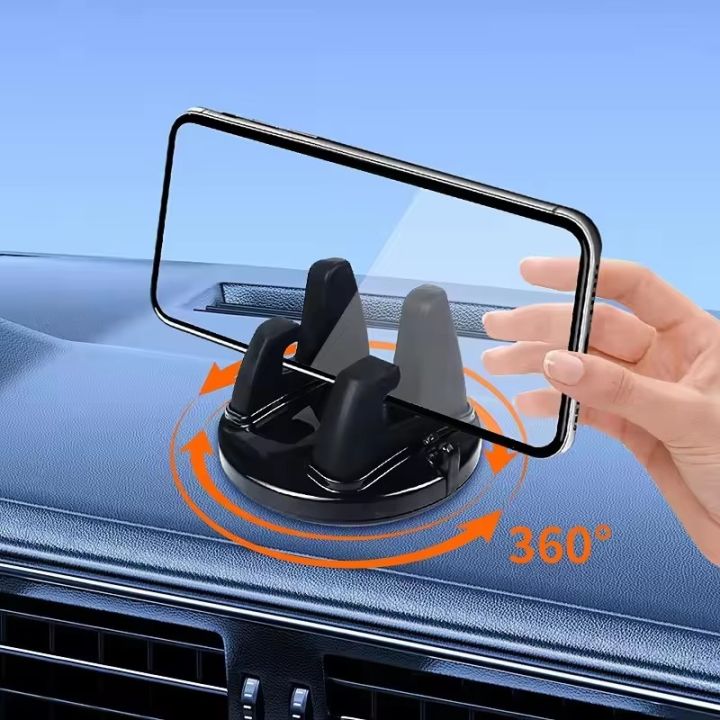 360° Rotatable Mobile Phone Holder Car Bracket Non-Slip Navigation Car Mount Stand Support in Car Universal for All Phones