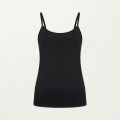 Cotton Tank Top Vest For Women Comfortable Casual Everyday Innerwear Soft Stretchable Fabric For All Day Comfort Black. 