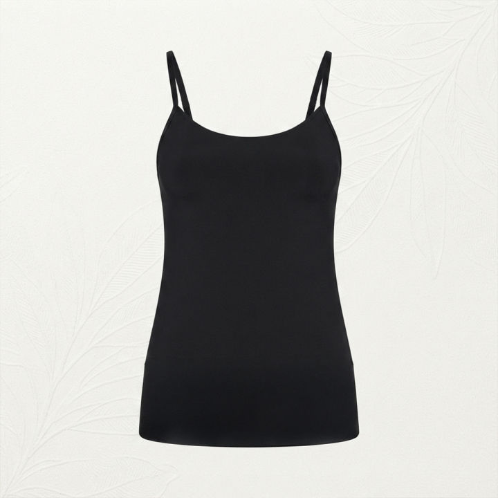 Cotton%20Tank%20Top%20Vest%20For%20Women%20Comfortable%20Casual%20Everyday%20Innerwear%20Soft%20Stretchable%20Fabric%20For%20All%20Day%20Comfort%20Black%20-%20Image%202