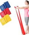 Exercise, TheraBand,/resistance, band elastic red colour. 