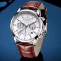 LIGE 9866 luxury fashion chronograph active Men Leather Watch 30M Waterproof - Watch. 