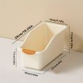 Curved Plastic Storage Bins Set - Multipurpose Home Organization Boxes for Cleaning Supplies & Household Essentials. 