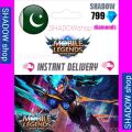 Mobile legends bang bang diamonds pack of 799 💎 required only USER ID AND ZONE ID. 