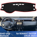 for RENAULT DUSTER DACIA DUSTER 2023+ Car Dashboard Cover Avoid Light Pad Instrument Platform Cover Mat Carpet Accessories.