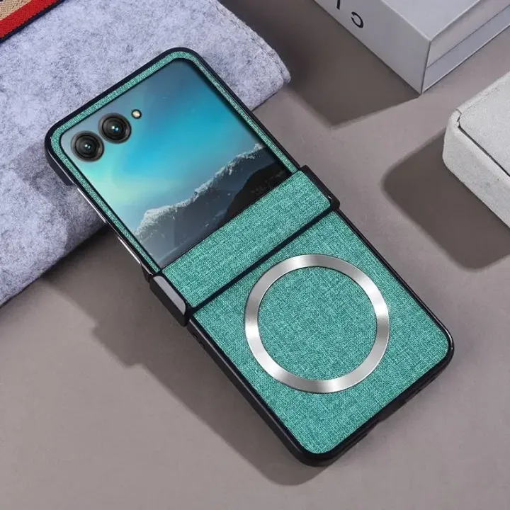 Luxury%20Business%20Leather%20Phone%20Case%20for%20Motorola%20MOTO%20Razr%2060%2050%20Ultra%20Cloth%20Car%20Magnetic%20Holder%20Drop-proof%20Protect%20Cover%20Funda%20-%20Image%204