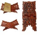 Premium Wooden Rahal Quran Stand | Handcrafted Rehall for Quran Pak | Elegant Prayer Book Holder Stand for Quran Reading | Wooden Quran Rehal Stand | Holy Book Holder | Islamic Gift | Premium Wooden Quran Stand (Rehal) - Handmade Quran holder. 