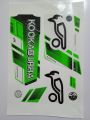 New 3D 2023 KOOKABURRA FULL GREEN KAHUNA  Edition Cricket Bat Sticker For Professional Players. 