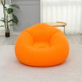 Inflatable Flocked Lazy Sofa, Portable Foldable Inflatable Lounge Chair for Home Office Nap Outdoor Camping Living Room 1PC. 