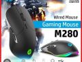 H.P  M280 Wired  Gaming Mouse R.G.B Gaming Mouse || With Side Buttons. 