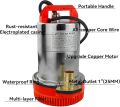 Submersible Pumps DC 12V Solar Submersible Water Pump 130W 1 inch Outlet Stainless Steel Well Booster Pump 8m/26ft Lift head Pump Farm Ranch pond. 