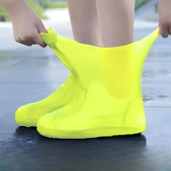 1%20Pair%20%20Rain%20Boot%20Overshoes%20For%20Outdoor%20Use,%20Silicone%20Waterproof%20Shoe%20Covers,%20Rainy%20Day%20Shoe%20Cover,%20Reusable%20Non-Slip%20Rain%20-%20Image%203