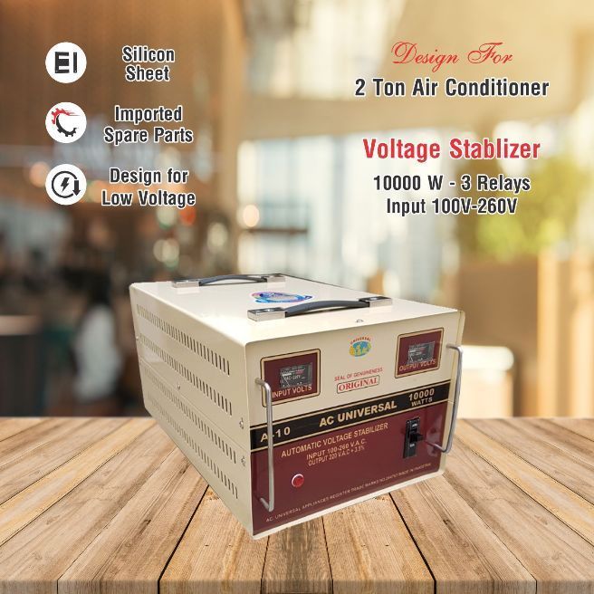 Ac Universal Stabilizer 10000 Watt For 2 Ton