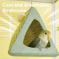 Parrot Dumpling Birdhouse Tiger Peony All Season Nest Hanging Aquascape Birdhouse Summer Sleeping Hiding House. 