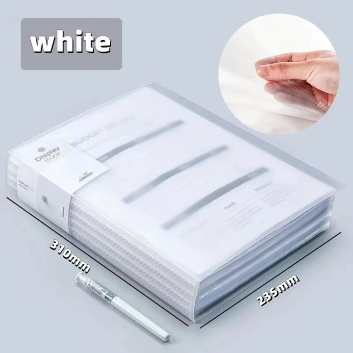 A4 Large Capacity Transparent Folder Paper Storage Multi-layer File ...