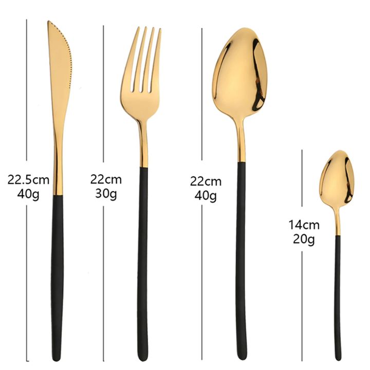 24pcs%20Western%20Cutlery%20Set%20Stainless%20Steel%20Christmas%20Dinnerware%20Set%20Fork%20Knife%20Spoon%20Tableware%20Set%20Flatware%20Set%20Silverware%20Set%20-%20Image%203