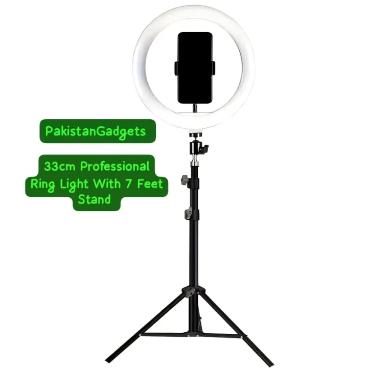 PakistanGadgets%2033%20cm%20RingLight%20With%207Feet%20Stand%20And%20Phone%20Holder%20&%203%20Shades%20of%20Colours%20Ring%20Light%20With%20Stand.%20Ringlight%20With%20Stand%20Photography%20Dimmable%20Selfie%20Makeup%20Ring%20Light%20Video%20LED%20Fill%20Ring%20Lamp%20with%20Ph%20-%20Image%203