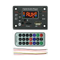 12V Wireless Bluetooth 5.0 MP3 WMA Decoder Board Car Audio USB TF FM Radio Module Color Screen MP3 Player with Remote Control. 