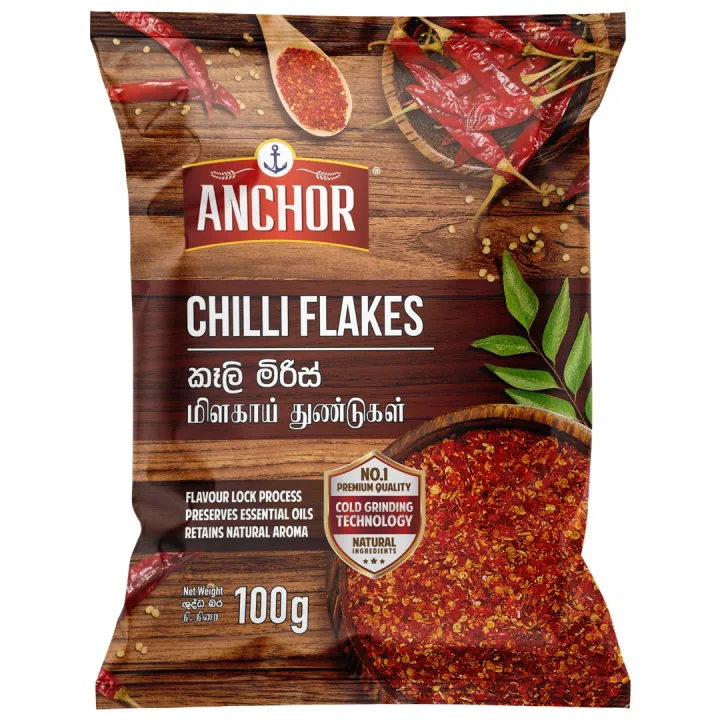 Chilli Flakes 100g Anchor