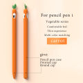 👉🏻Cute cartoon carrot design anti-drop slim touch pen case tablet stylus shell easy to install Apple Pencil Gen1 / 2 silicone case with protective pen cover. 