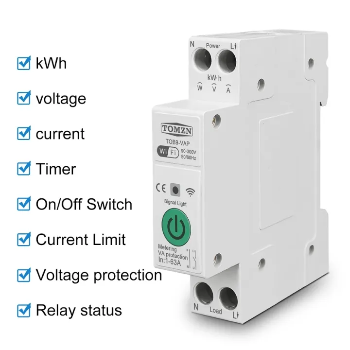 TOMZN%20TOB9-VAP%2063WiFi%20TUYA%20Smart%20Energy%20Power%20Monitoring%20Under/Over%20Voltage,%20Amperes%20Overload%20Protection%20Power%20Metering,%20Timer%20Relay%20Control%20Protection%20for%20solar%20inverter%20-%20Image%202