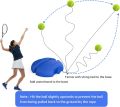 Single-player Tennis Set Training Tennis with String Tennis Practice Machine Training Machine Base Rebound with String.