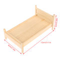 1/12 Dollhouse Wooden/Iron Mini Single/Double Bed Home Bedroom Furniture Toy Living Room Furniture Model Handmade Toy. 