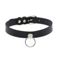 Anime Chainsaw Man Reze Cosplay Choker PU Necklace Punk Leather Collar Pull Ring Chain Unisex Party Props. 