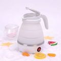 Silicone Foldable Travel Electric Portable Kettle 600ML Collapsible Kettle 220V 50Hz Hot Water Boiler & Tea Heater for Travelling, Office And Home Use (Multi). 